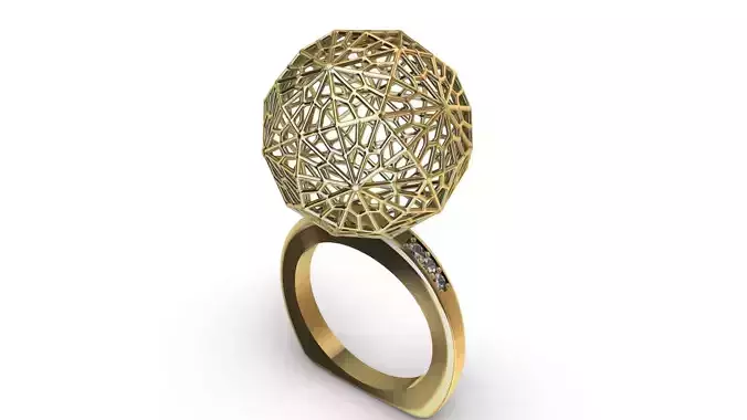 jali globe ball ring stl verified