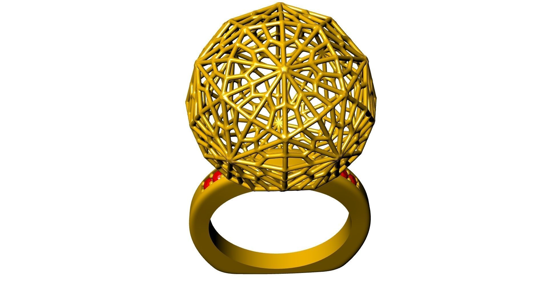 jali globe ball ring stl verified 3D print model_15