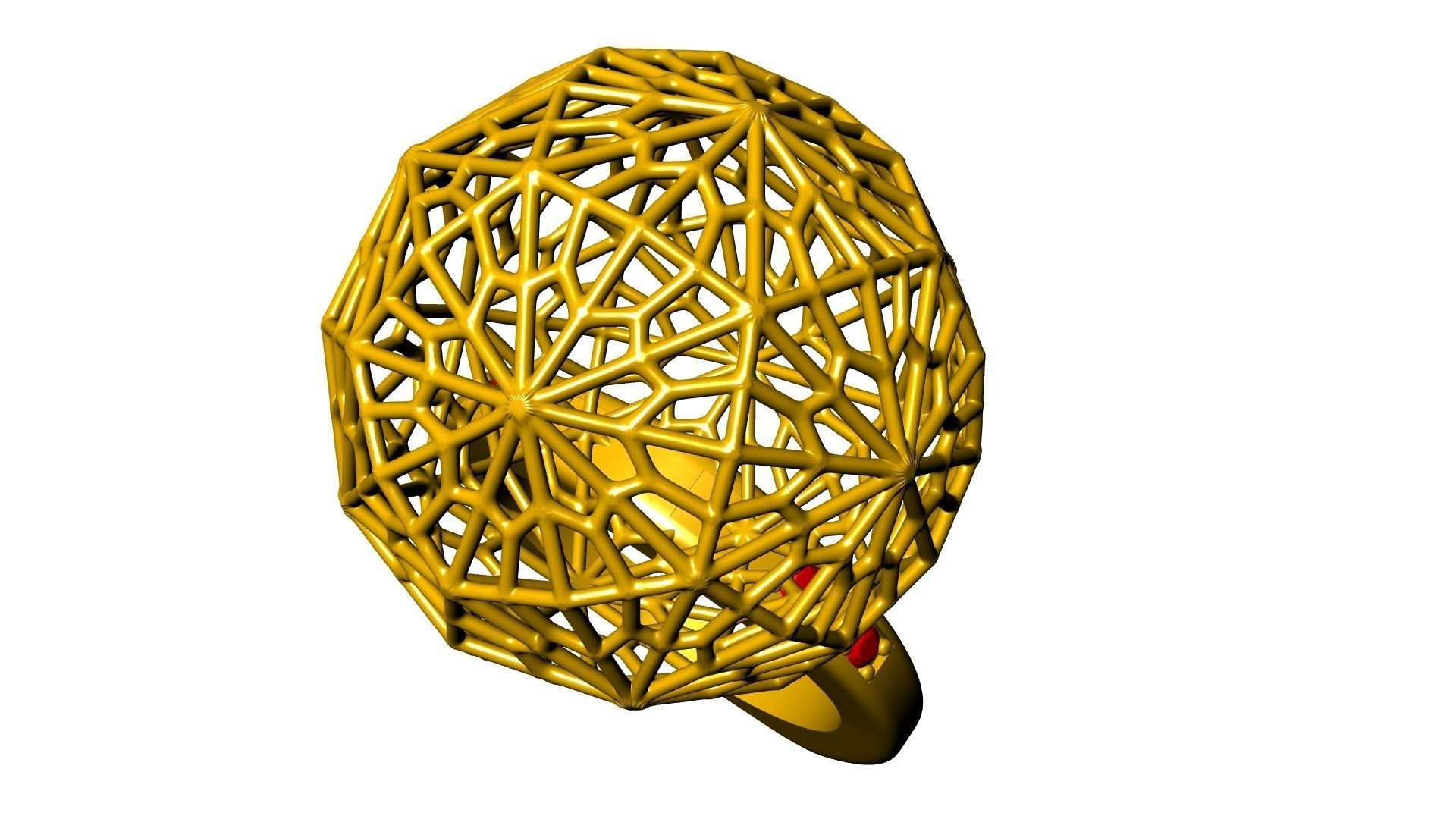 jali globe ball ring stl verified 3D print model_11