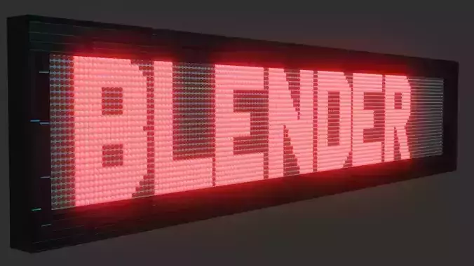 LED  Board 3D model