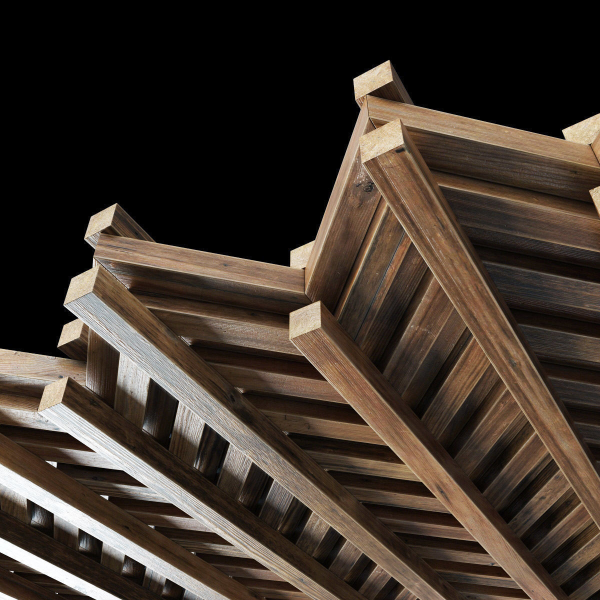 Beam decor wall n4 3D model_3