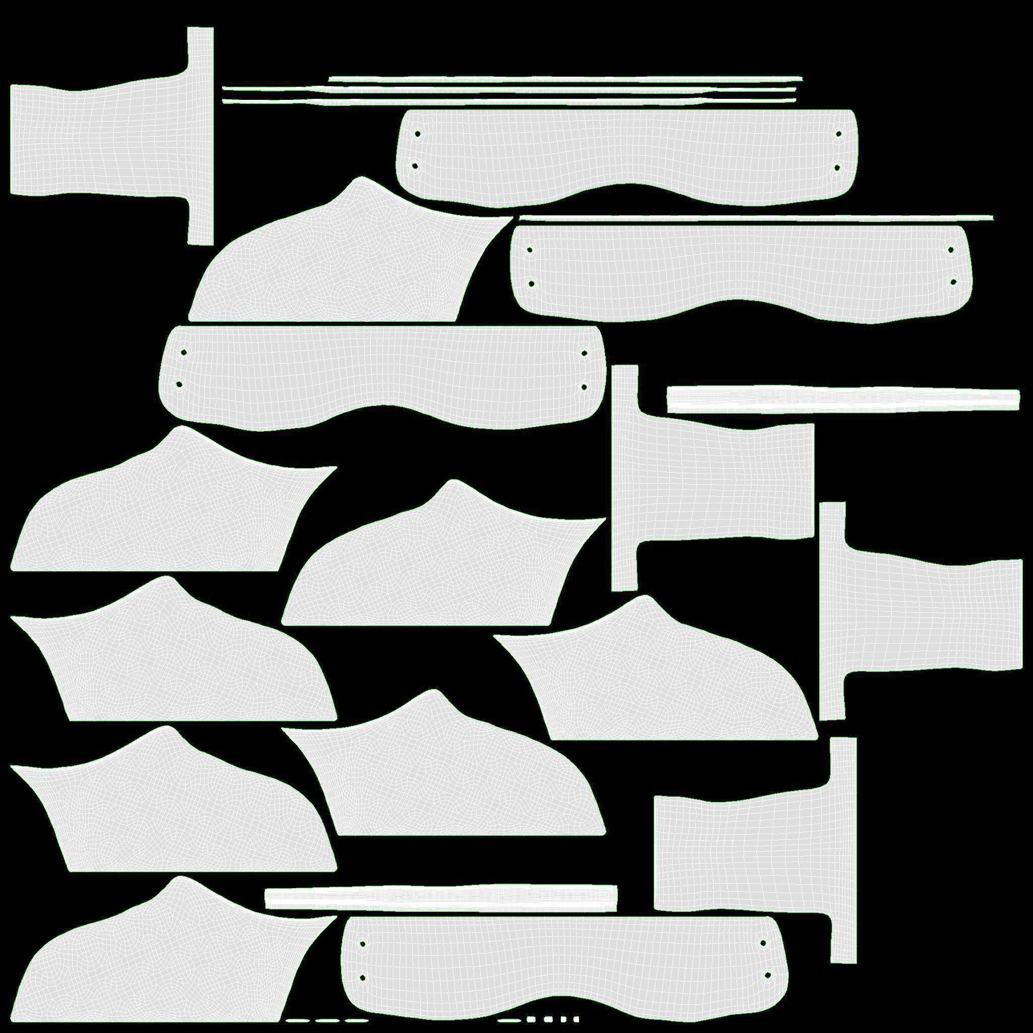 High-top Sneakers 3D model_8