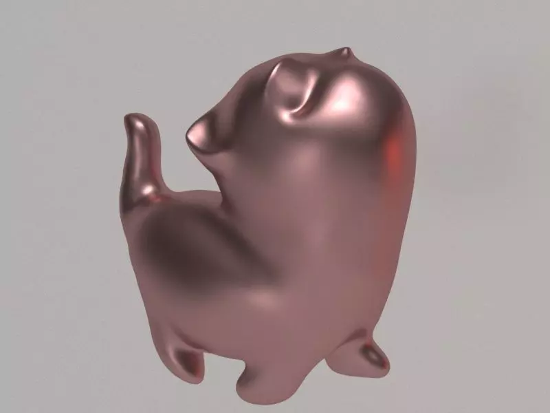 Gato - Cat 3D print model_0
