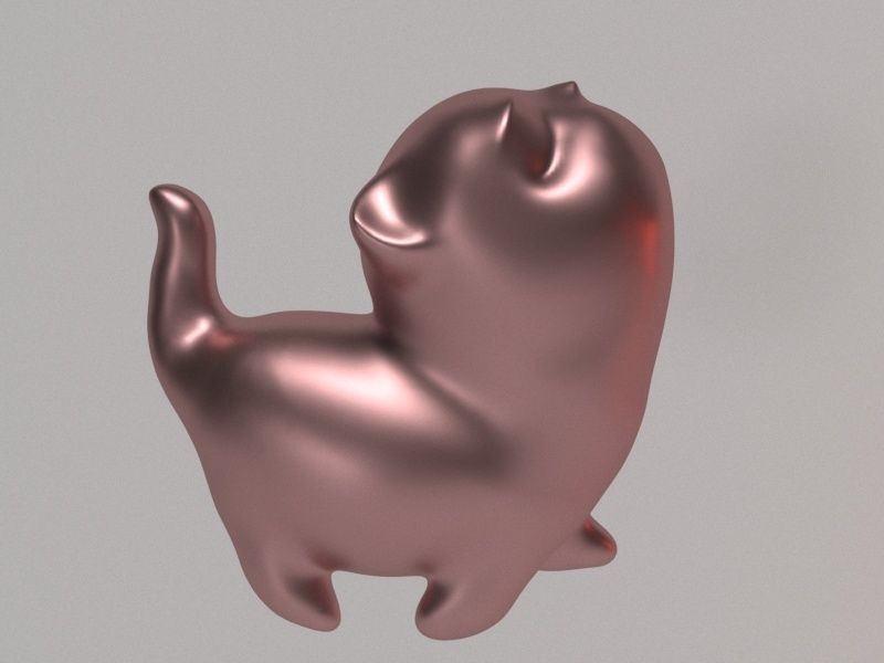 Gato - Cat 3D print model_1