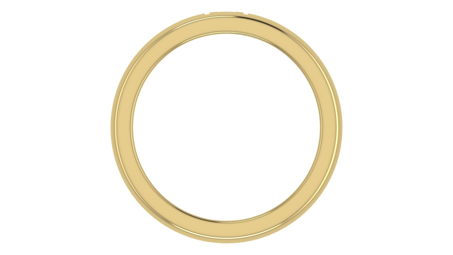 Solitaire Women Band Ring 3dm STL OBJ FBX Renders Details 3D print model_6