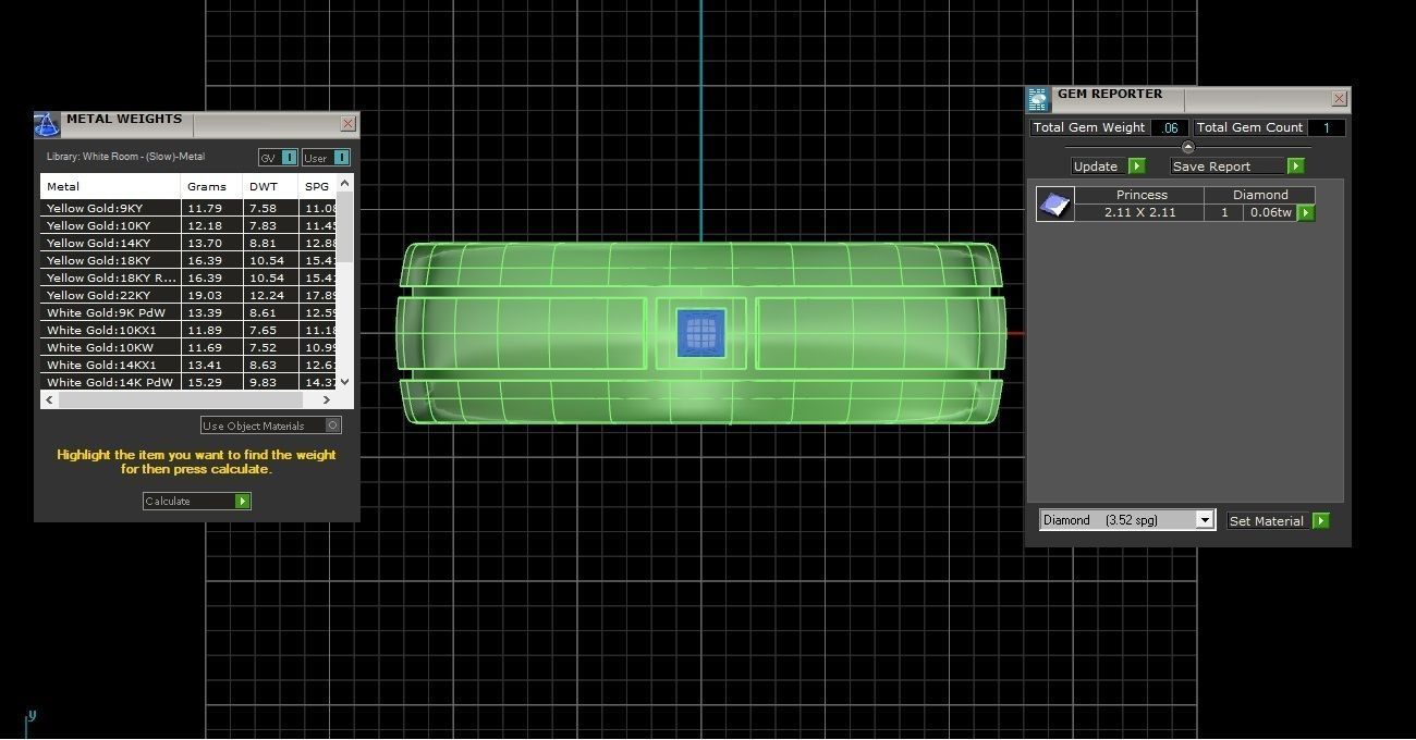 Solitaire Women Band Ring 3dm STL OBJ FBX Renders Details 3D print model_13