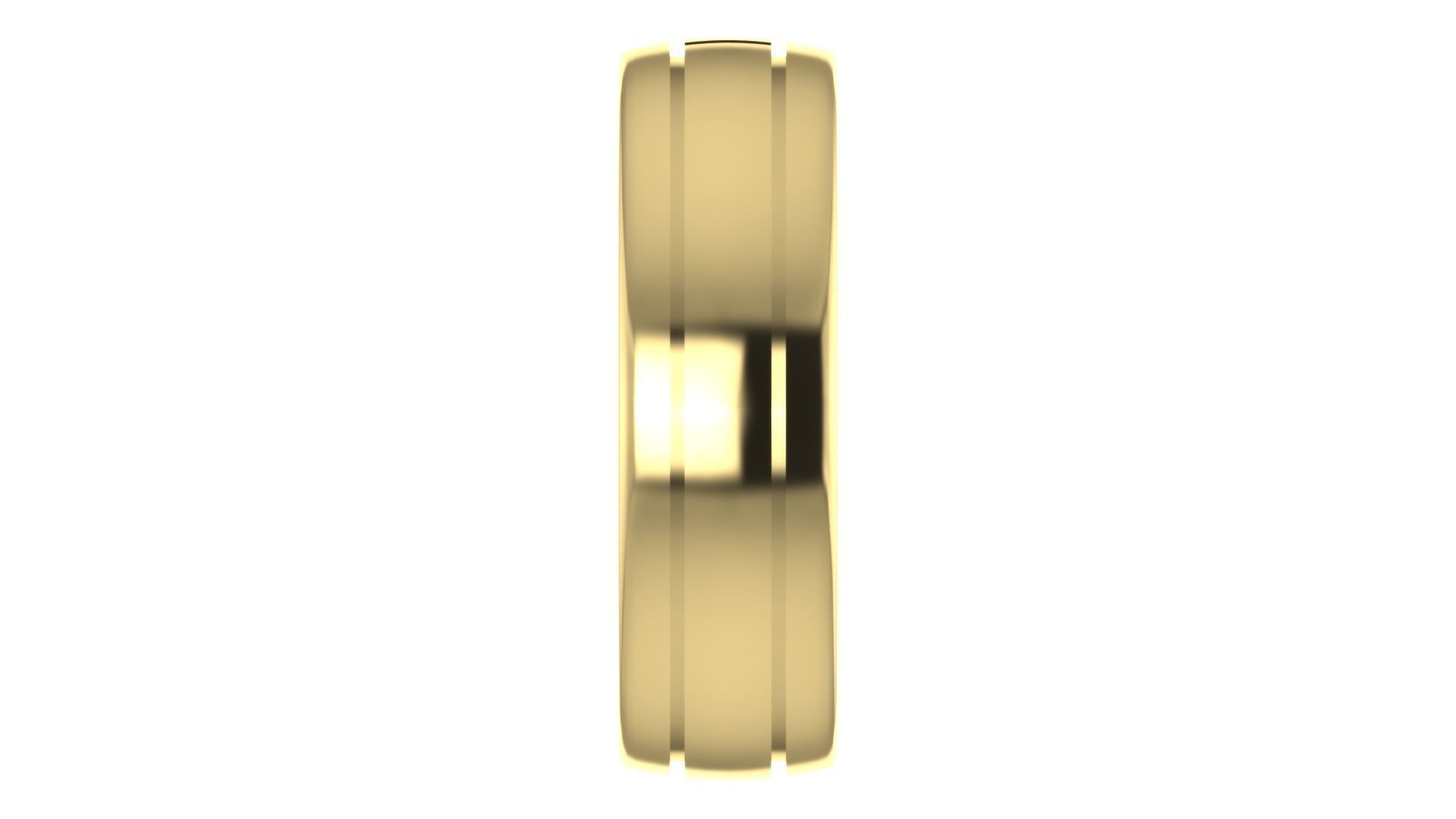 Solitaire Women Band Ring 3dm STL OBJ FBX Renders Details 3D print model_10