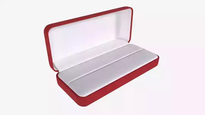 Jewelry box rectangle open