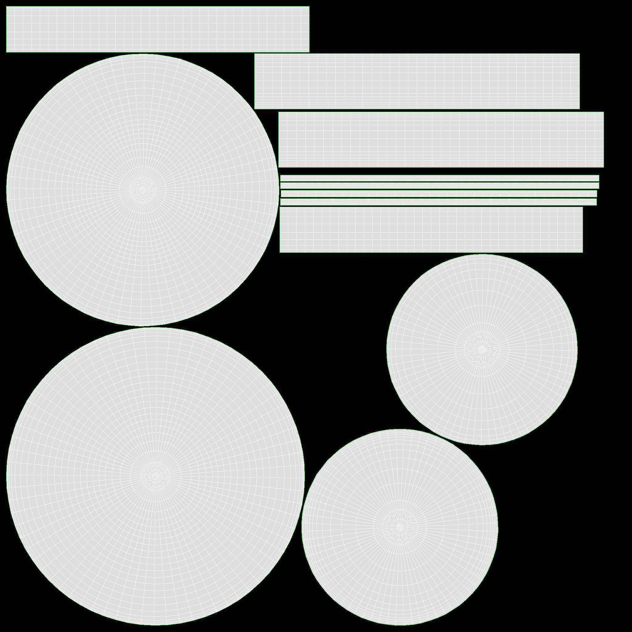 Jewelry box round open 3D model_8