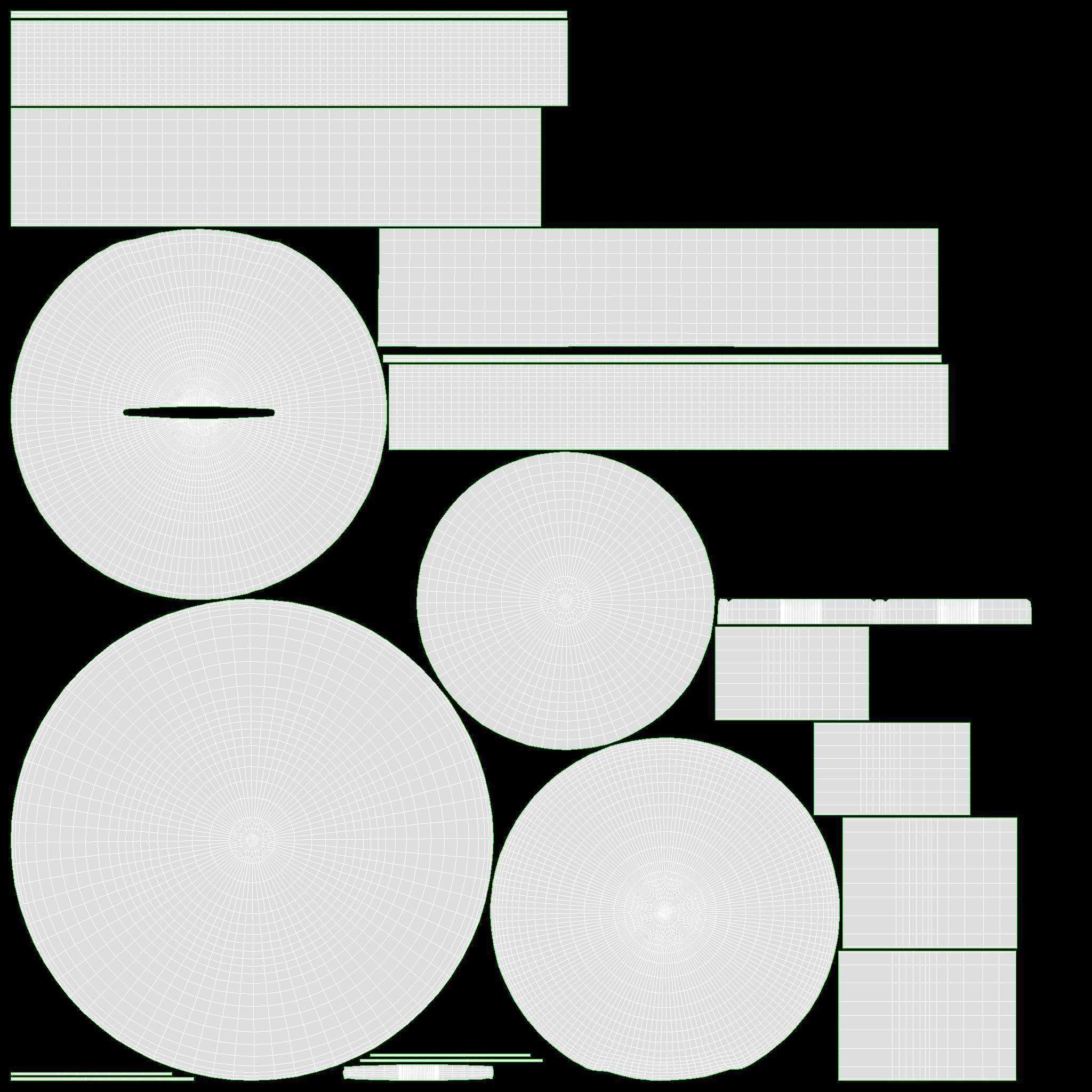 Jewelry box round open 3D model_7