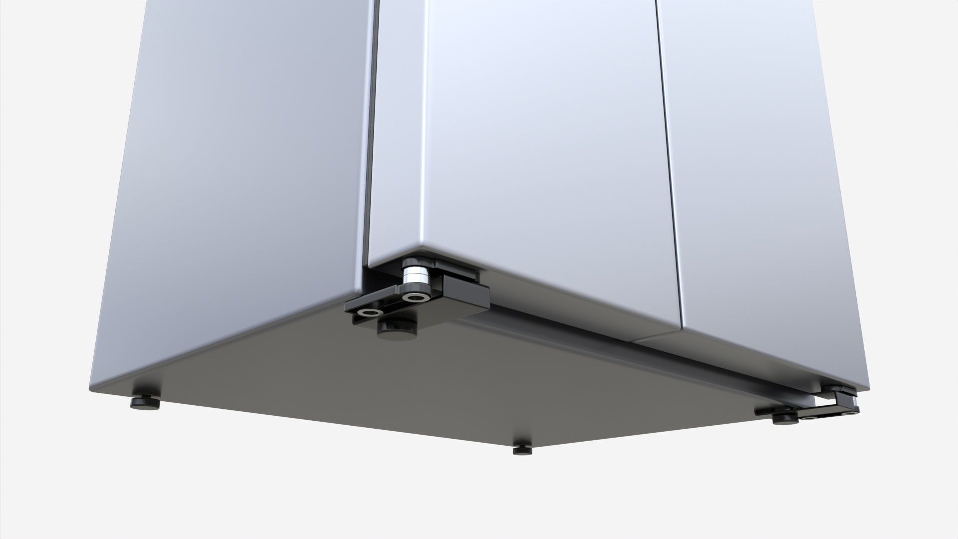 Side-by-Side Fridge Samsung RS66A8100S9 3D model_2