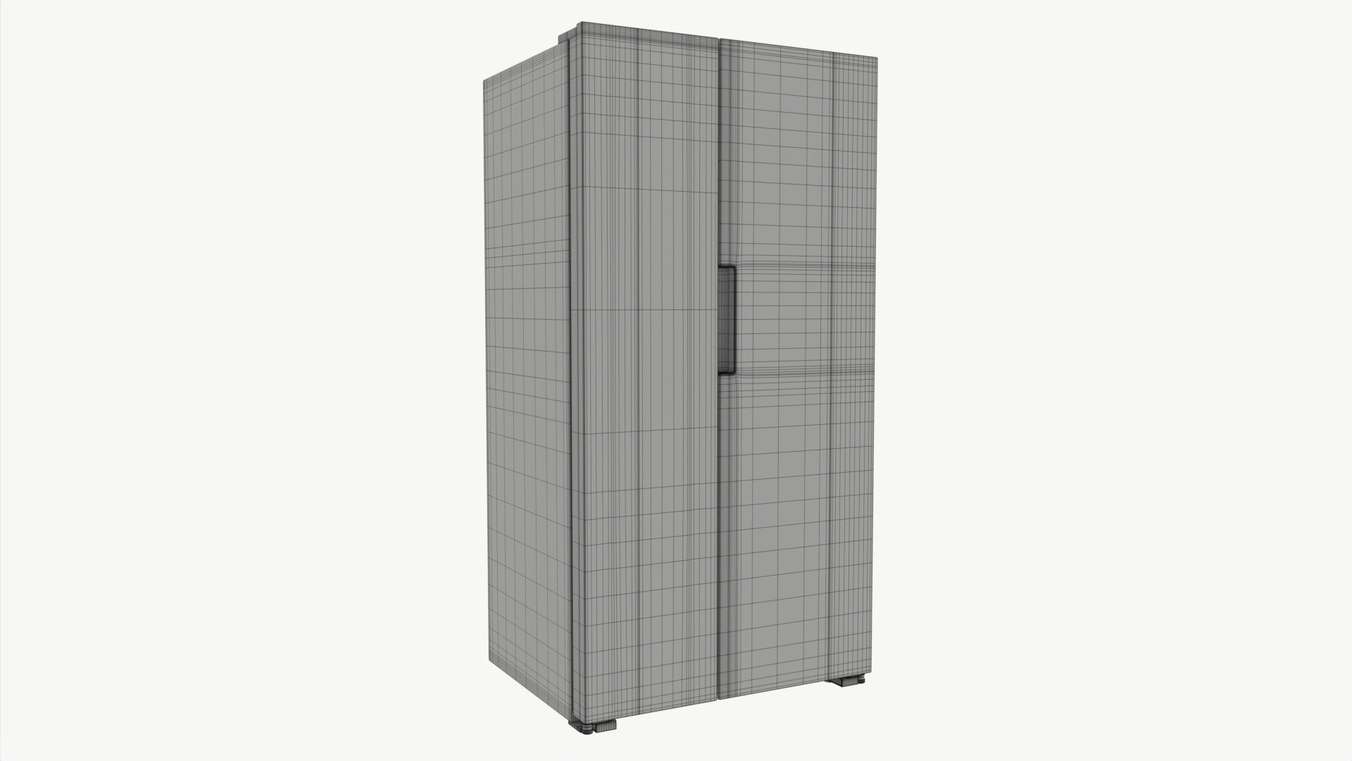 Side-by-Side Fridge Samsung RS66A8100S9 3D model_6