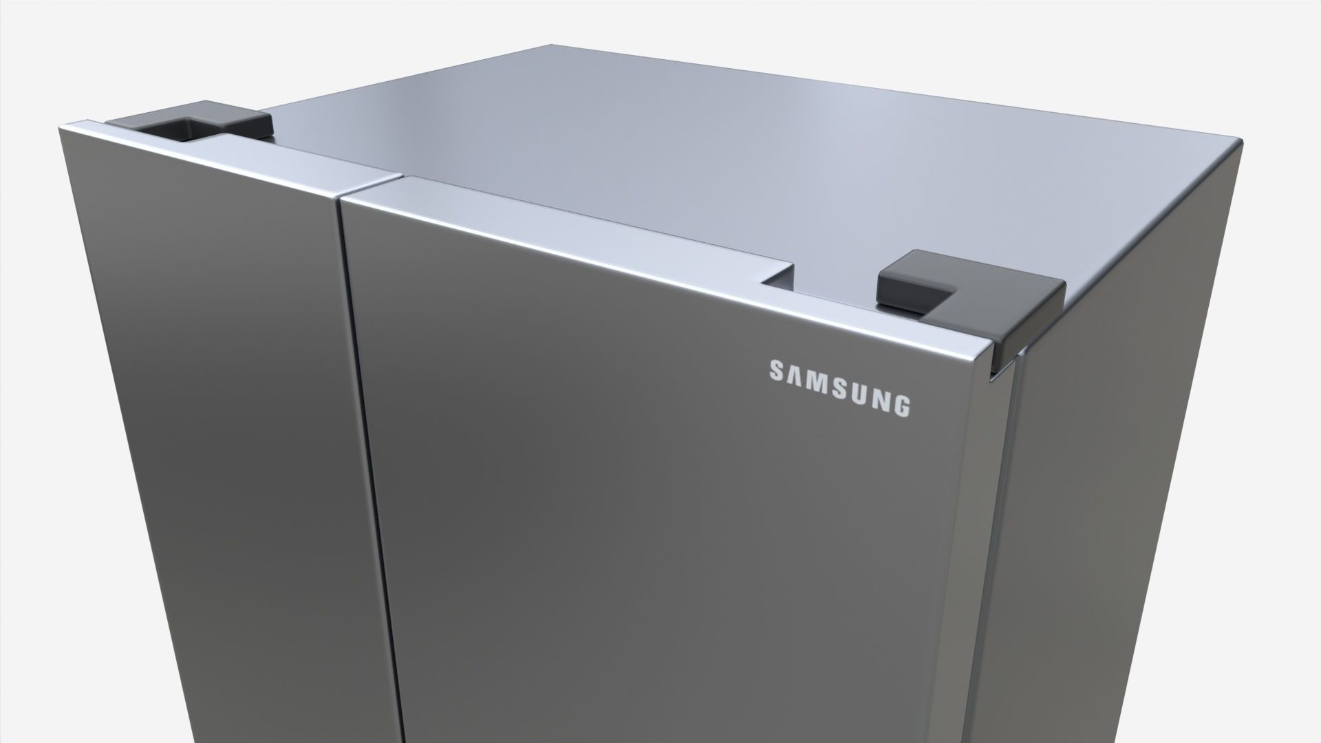 Side-by-Side Fridge Samsung RS66A8100S9 3D model_3