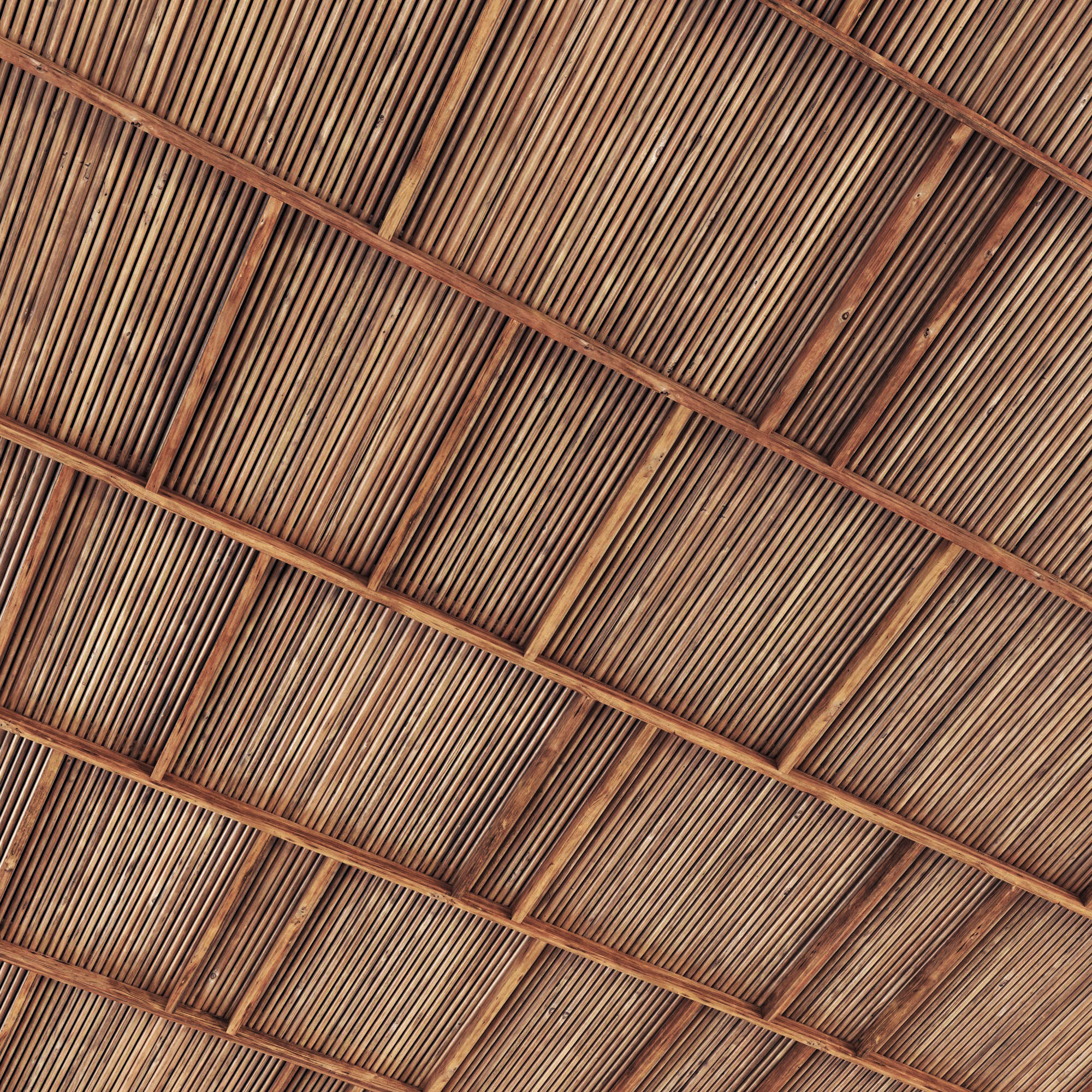 Ceiling straight thin branch n6 3D model_2