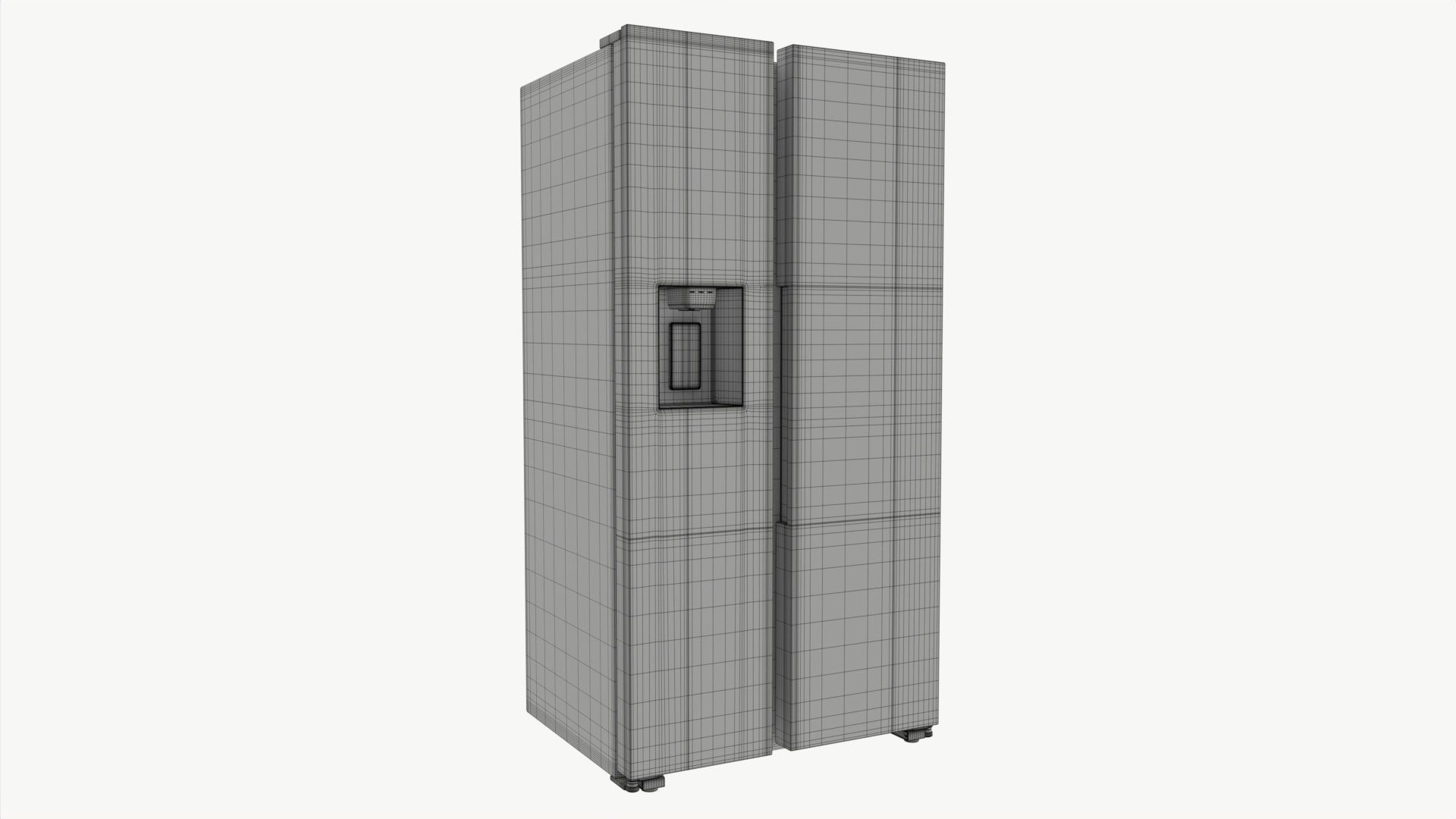 Side-by-Side Fridge Samsung RS68A8540B1 3D model_6