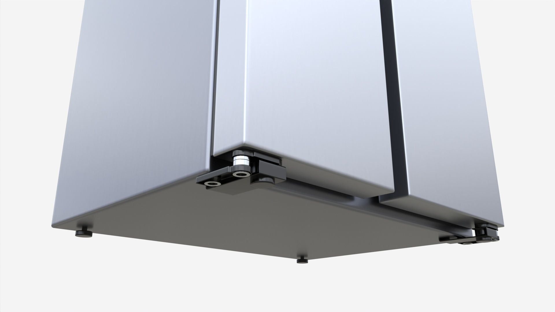 Side-by-Side Fridge Samsung RS68A8540B1 3D model_2