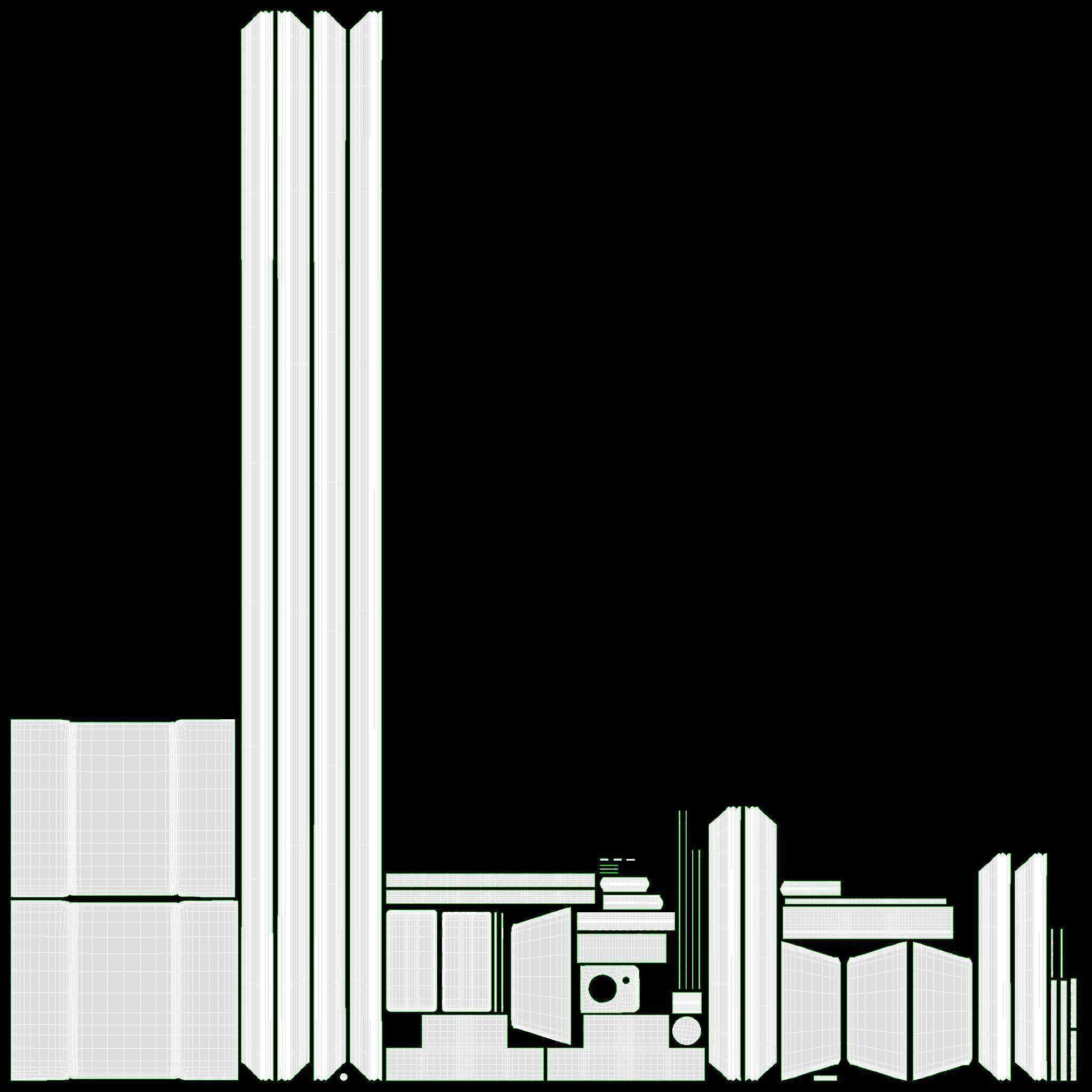 Side-by-Side Fridge Samsung RS68A8540B1 3D model_11