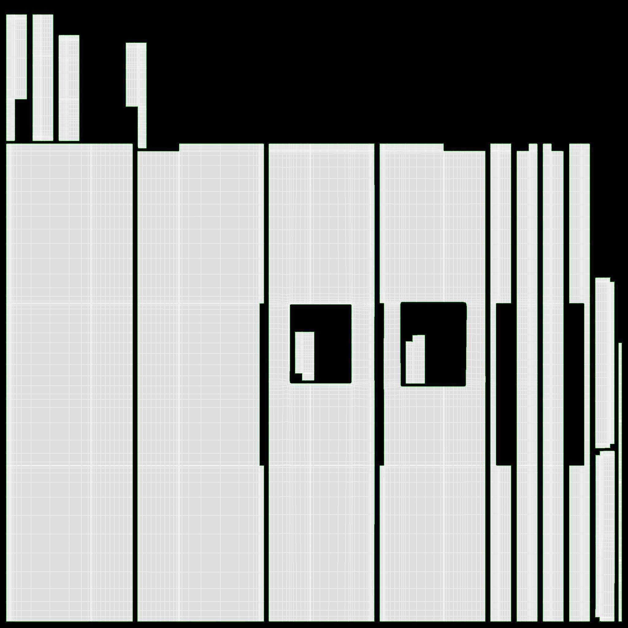 Side-by-Side Fridge Samsung RS68A8540B1 3D model_9