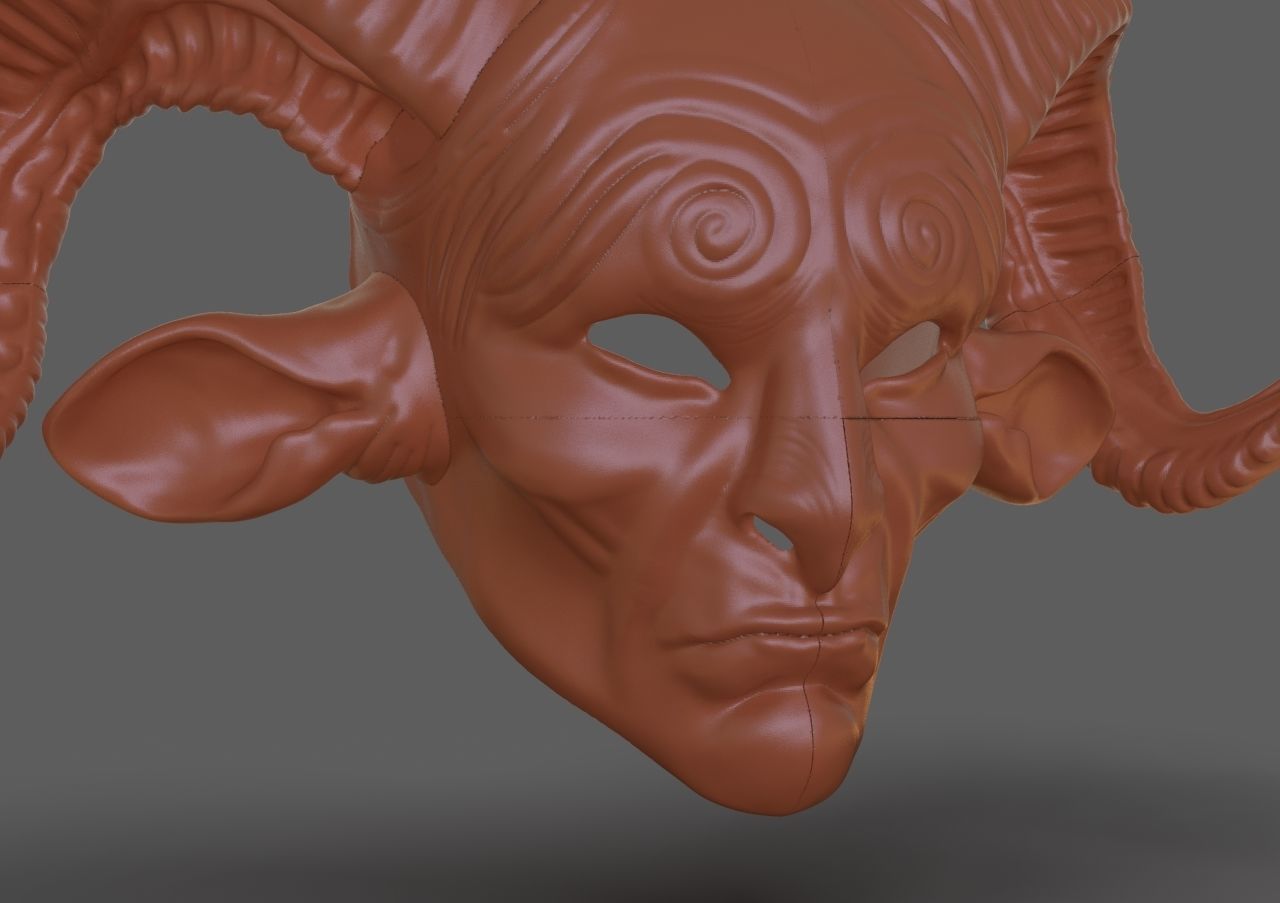 Pans Labyrinth Mask 3D print model_16