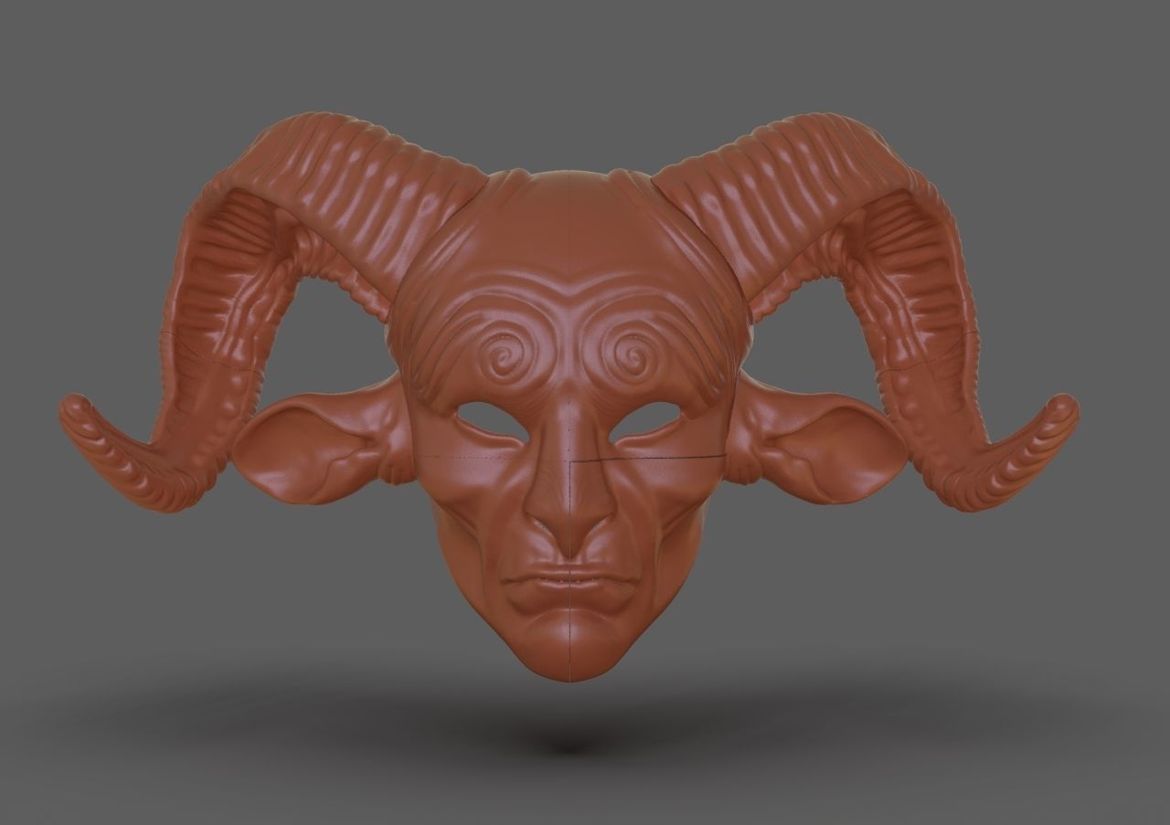 Pans Labyrinth Mask 3D print model_8