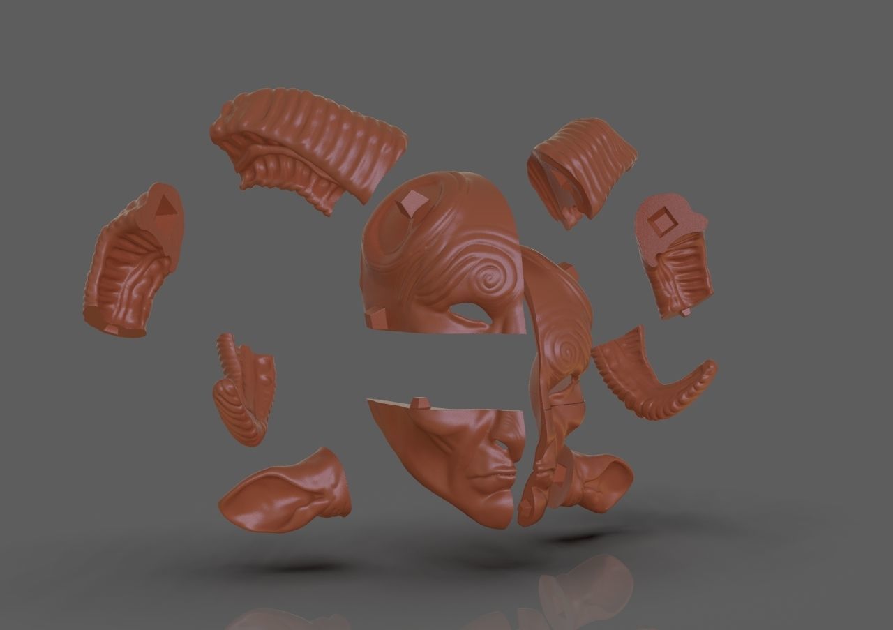 Pans Labyrinth Mask 3D print model_26