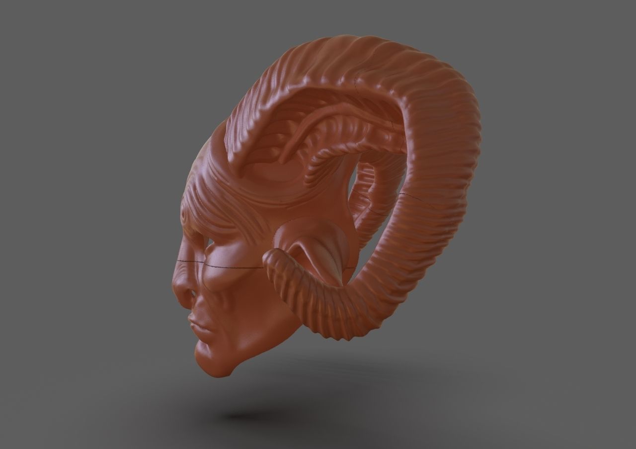 Pans Labyrinth Mask 3D print model_10
