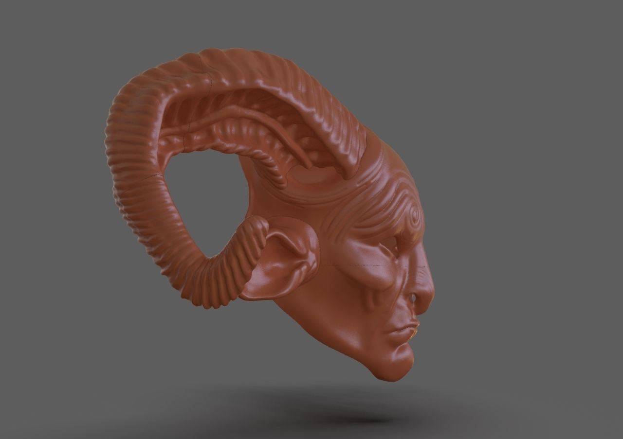 Pans Labyrinth Mask 3D print model_14