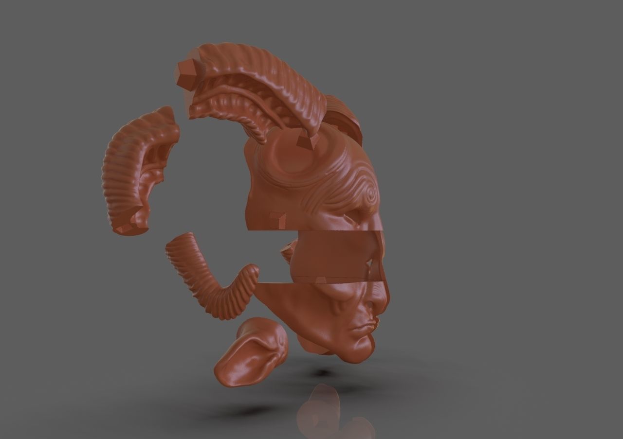 Pans Labyrinth Mask 3D print model_25