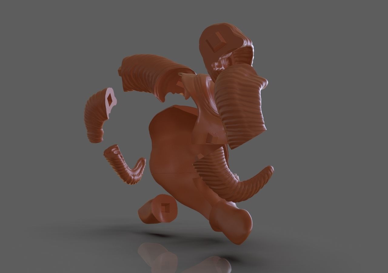 Pans Labyrinth Mask 3D print model_24