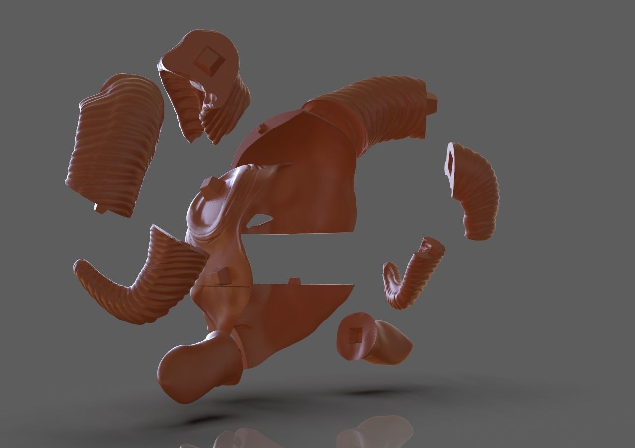 Pans Labyrinth Mask 3D print model_22