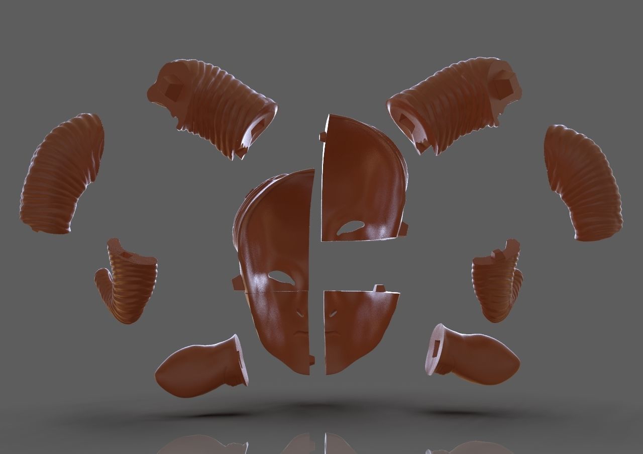 Pans Labyrinth Mask 3D print model_23