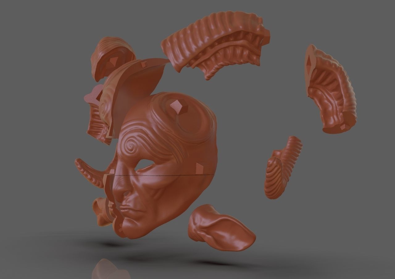 Pans Labyrinth Mask 3D print model_20