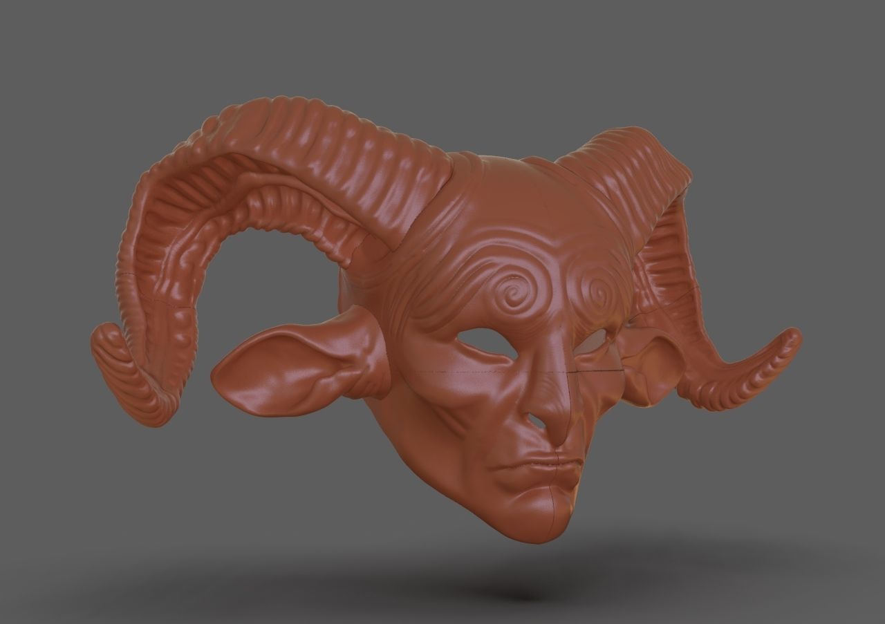 Pans Labyrinth Mask 3D print model_15