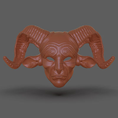 Pans Labyrinth Mask 3D print model_7