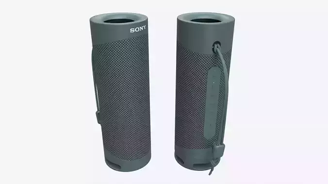 Sony Portable Wireless Speaker Green SRS-XB23 3D model