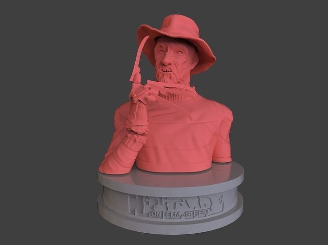 Freddy Krueger Diorama 3D print model