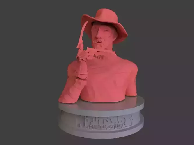 Freddy Krueger Diorama 3D print model