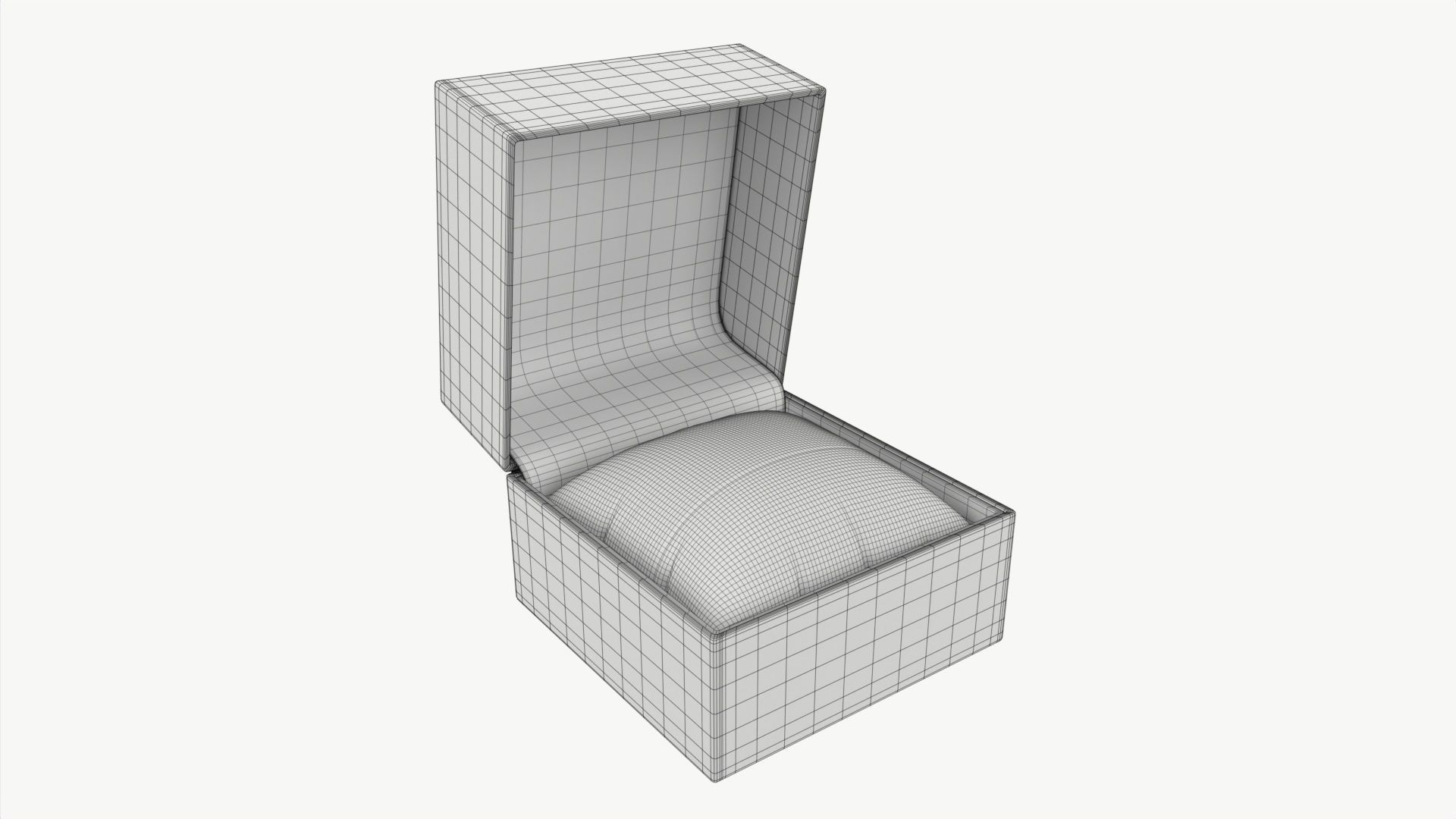 Wristwatch Box with Pillow 3D model_5