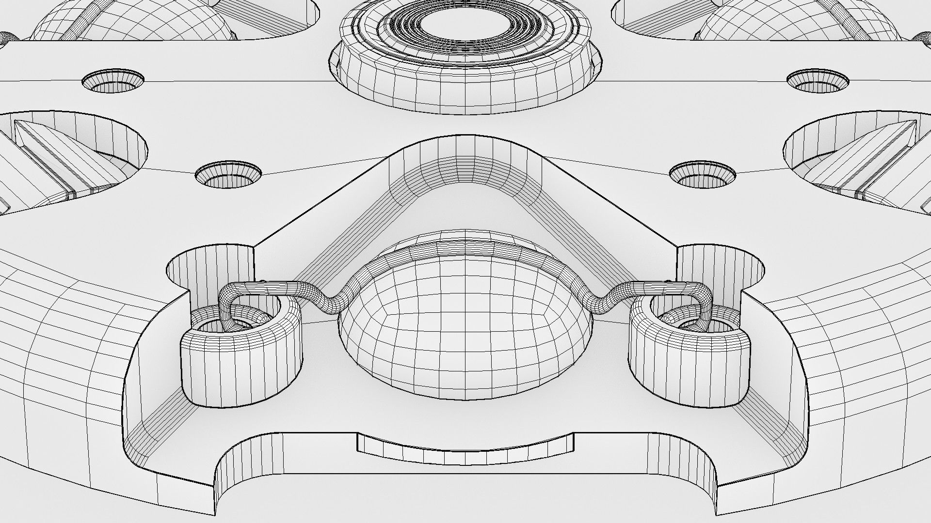 Landmine Low-poly 3D model_12