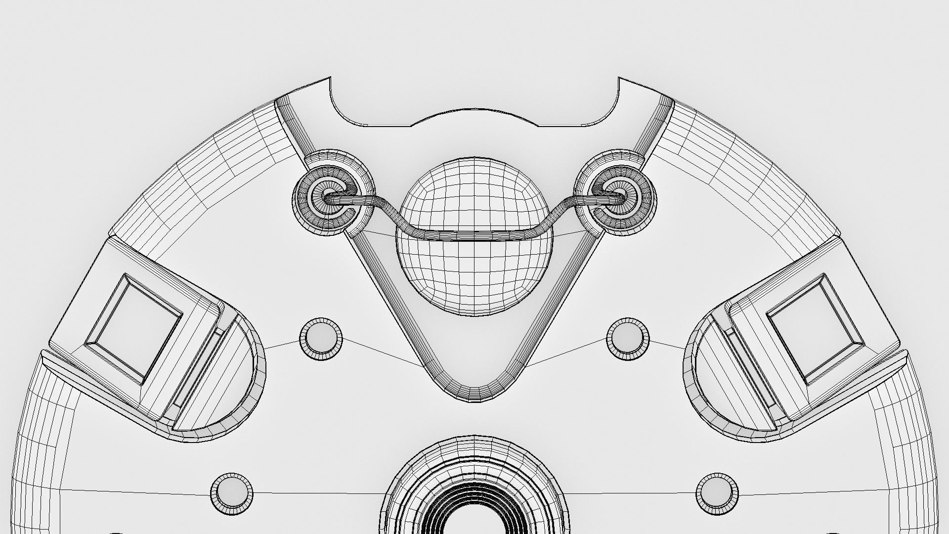 Landmine Low-poly 3D model_14