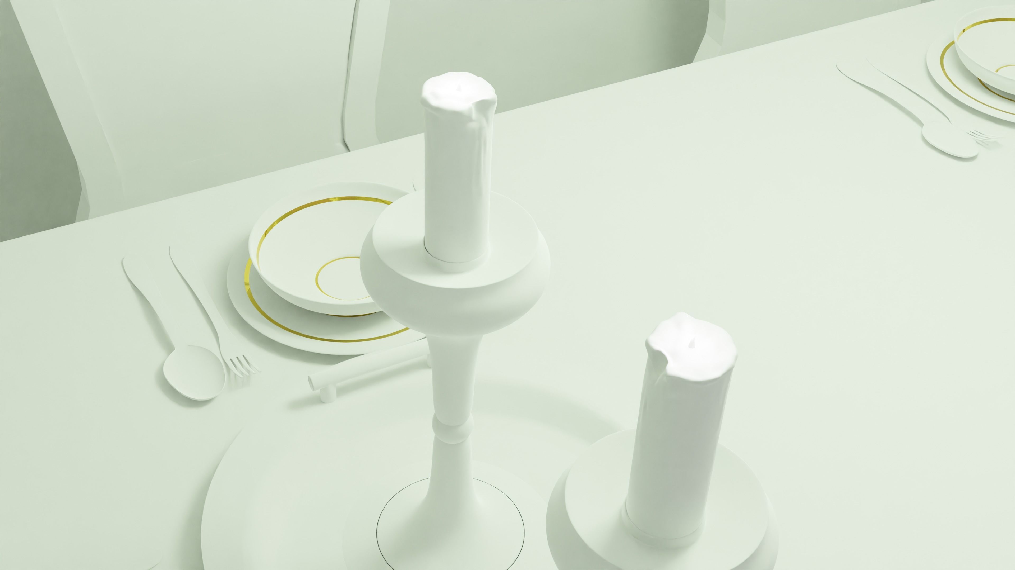 3D Succah sims dining room 3D model_13