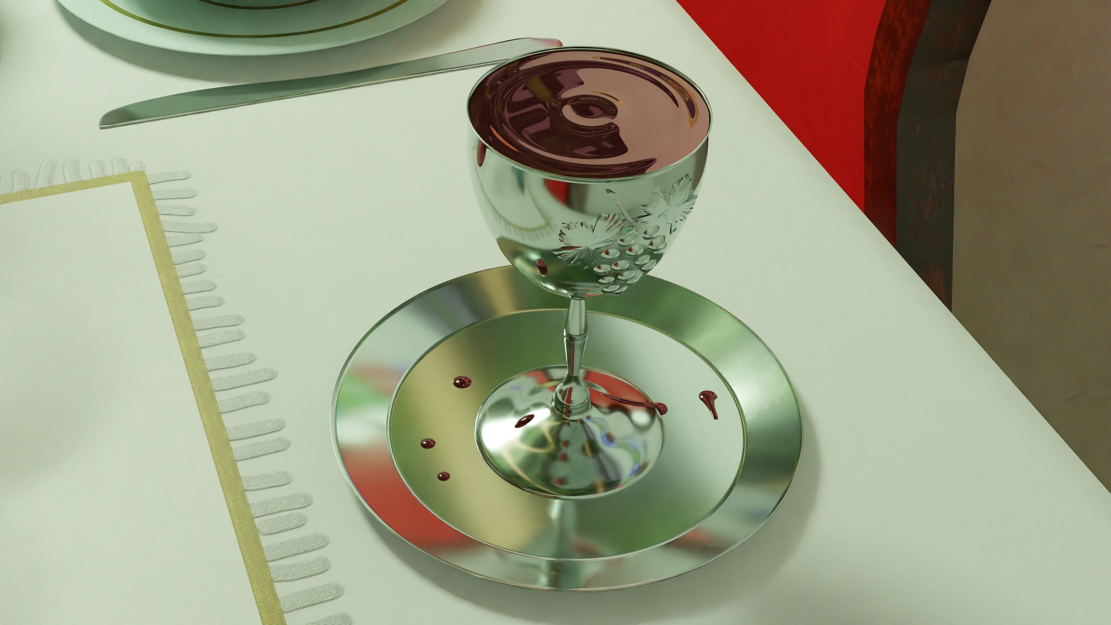 3D Succah sims dining room 3D model_18