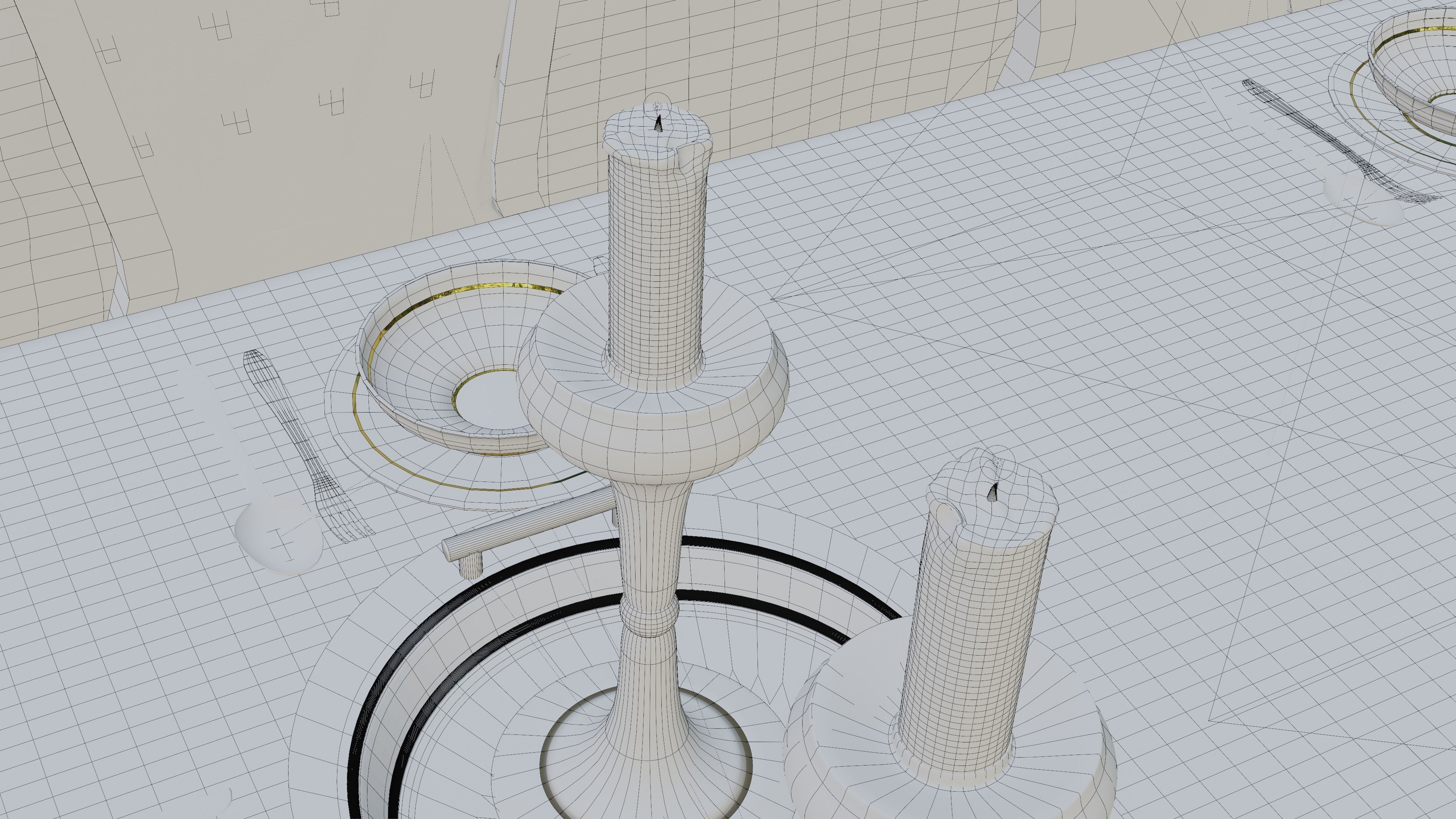 3D Succah sims dining room 3D model_15