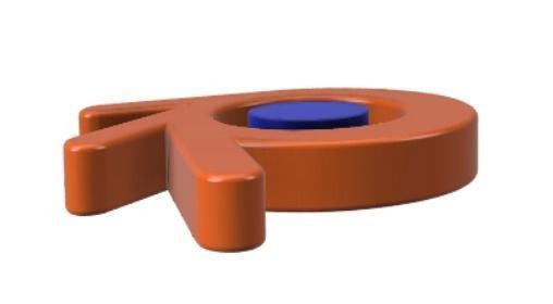 Blender Logo 3D model_1