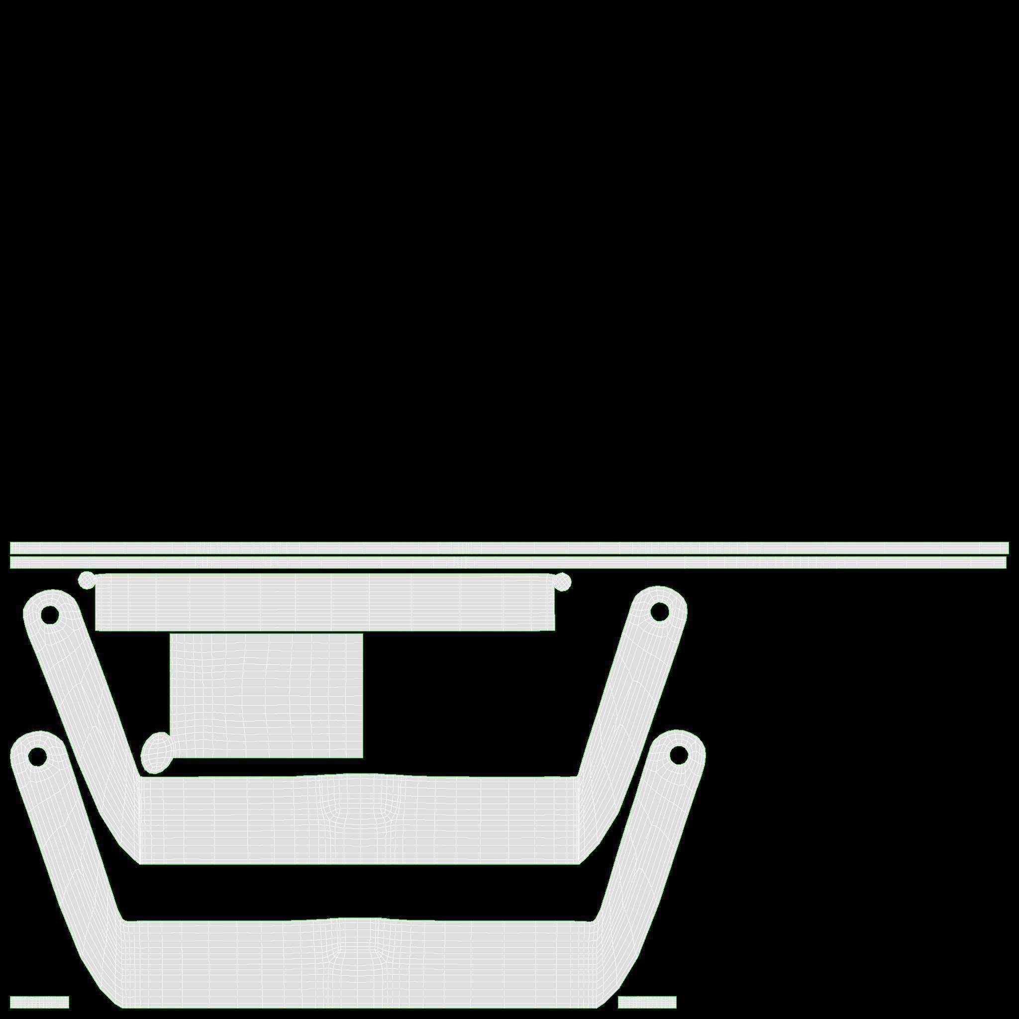 Wristwatch with Leather Strap 03 3D model_15