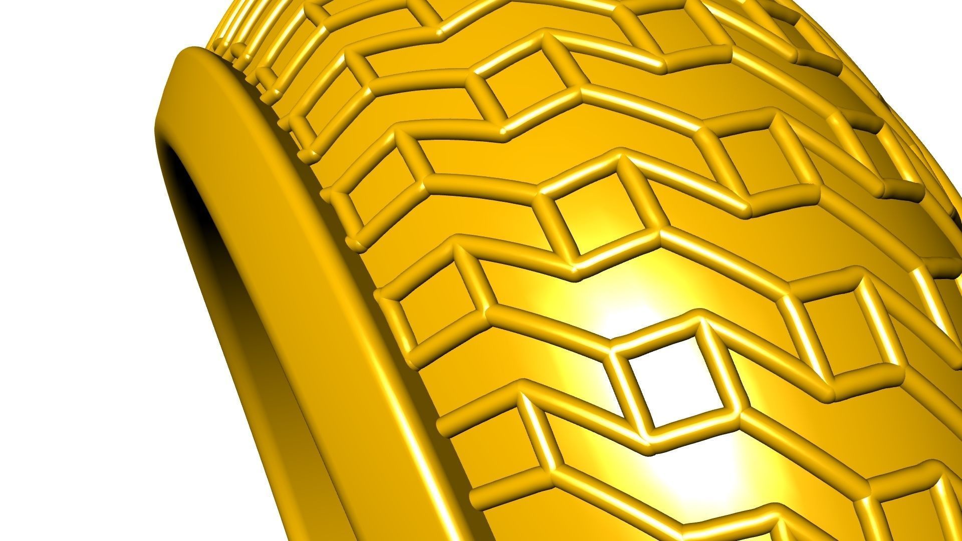 geometric textured ring stl verified 3D print model_15