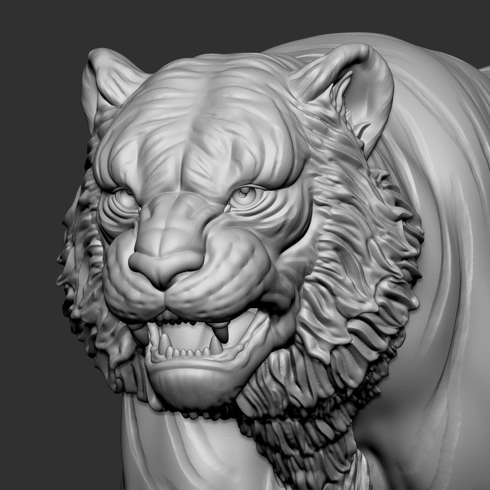 TIGER 3D model 3D printable CGTrader