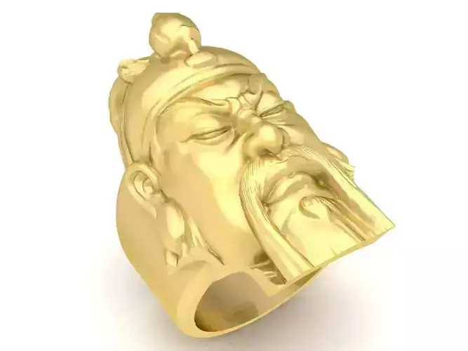 24k 18k guan yu men ring 3761