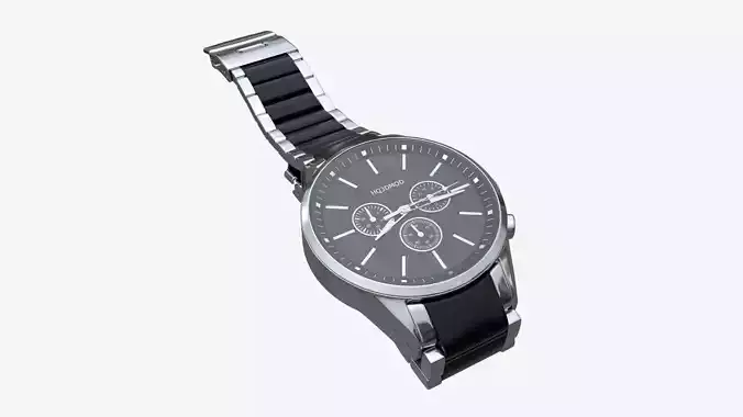 Wristwatch with Steel Bracelet 02