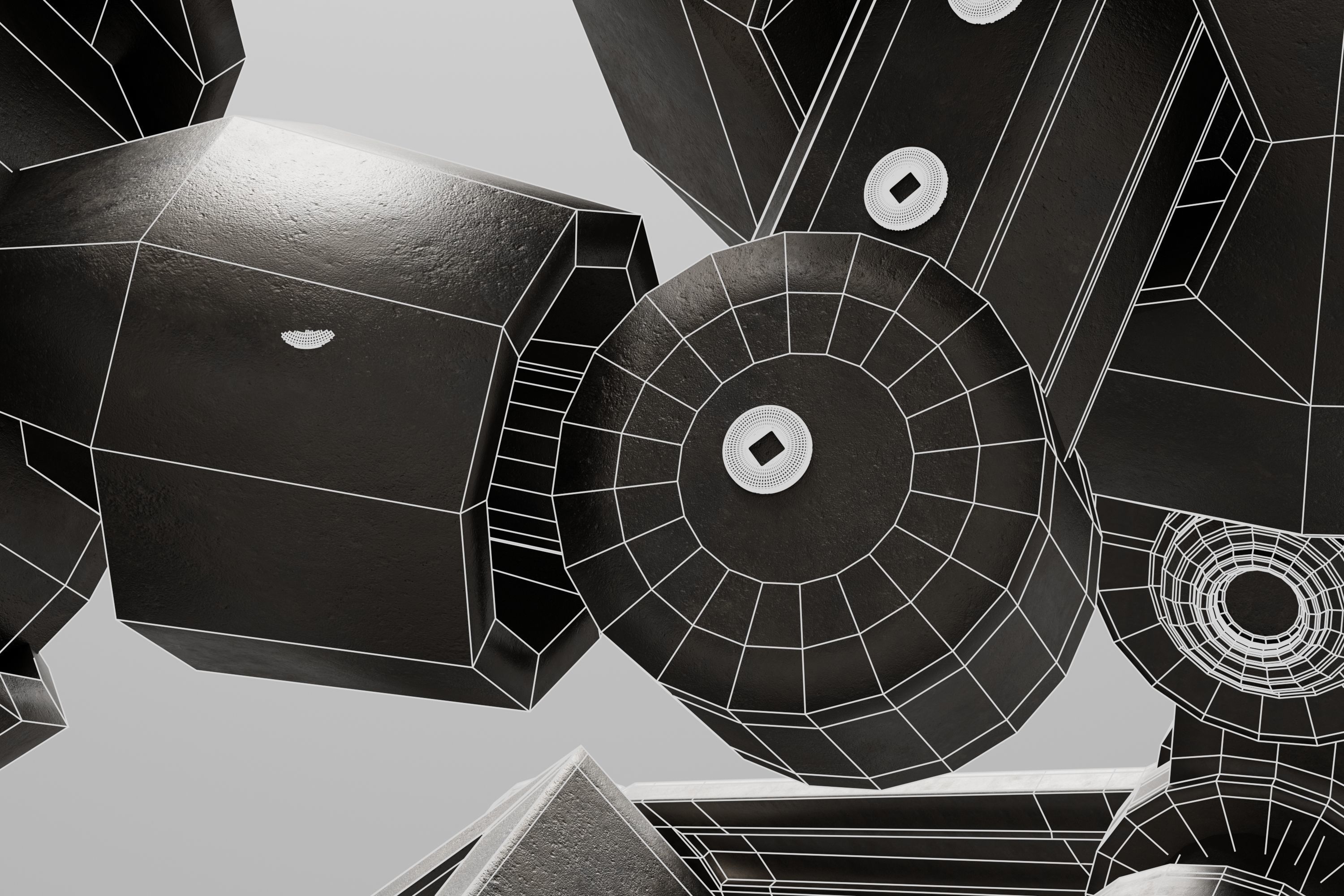 Robot V26 Low-poly 3D model_17